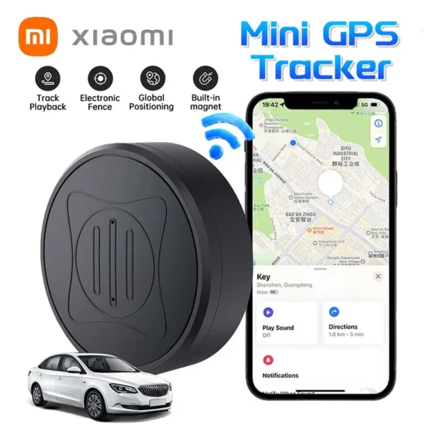 Xiaomi GPS Car Locator | Smart Sports & Pet Tracking Device | Portable Loss Prevention Tracker for iOS & Android