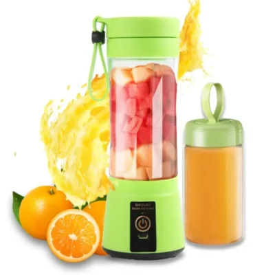 Portable Mini Fruit Juicer | 6-Blade USB Electric Blender Bottle | Personal Juice Cup for Home & Kitchen Use